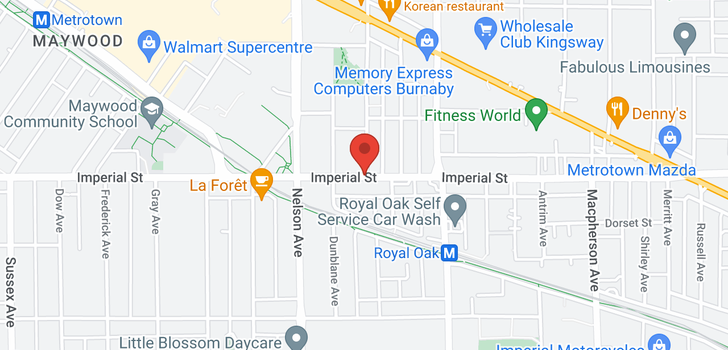 map of 1607 5051 IMPERIAL STREET